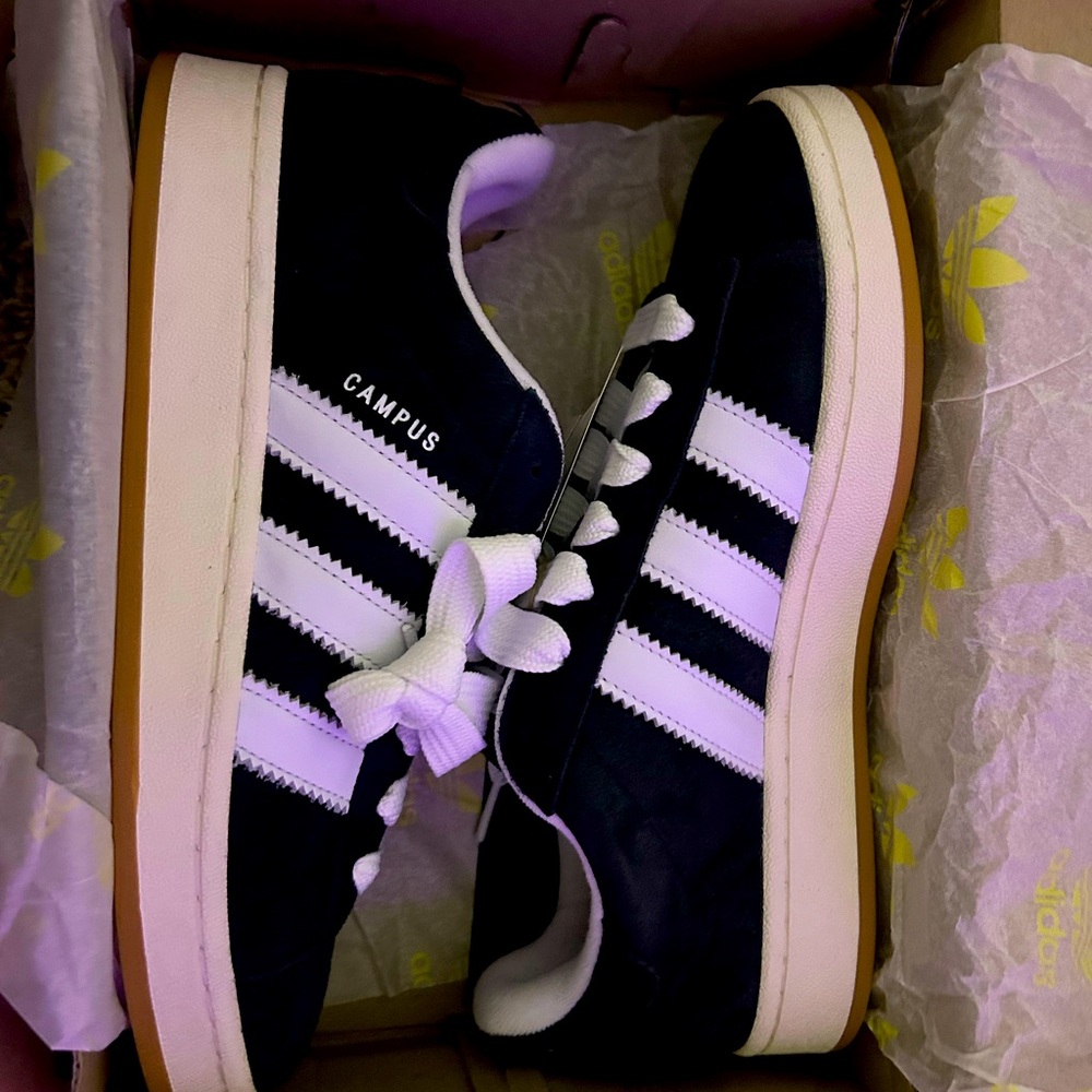 Black and white Adidas Campus 00s || Brand new || Size US Women’s 10.5 Men’s 9 |